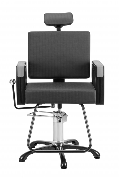 Cadeira Square Black Reclinável - Base Pentapé